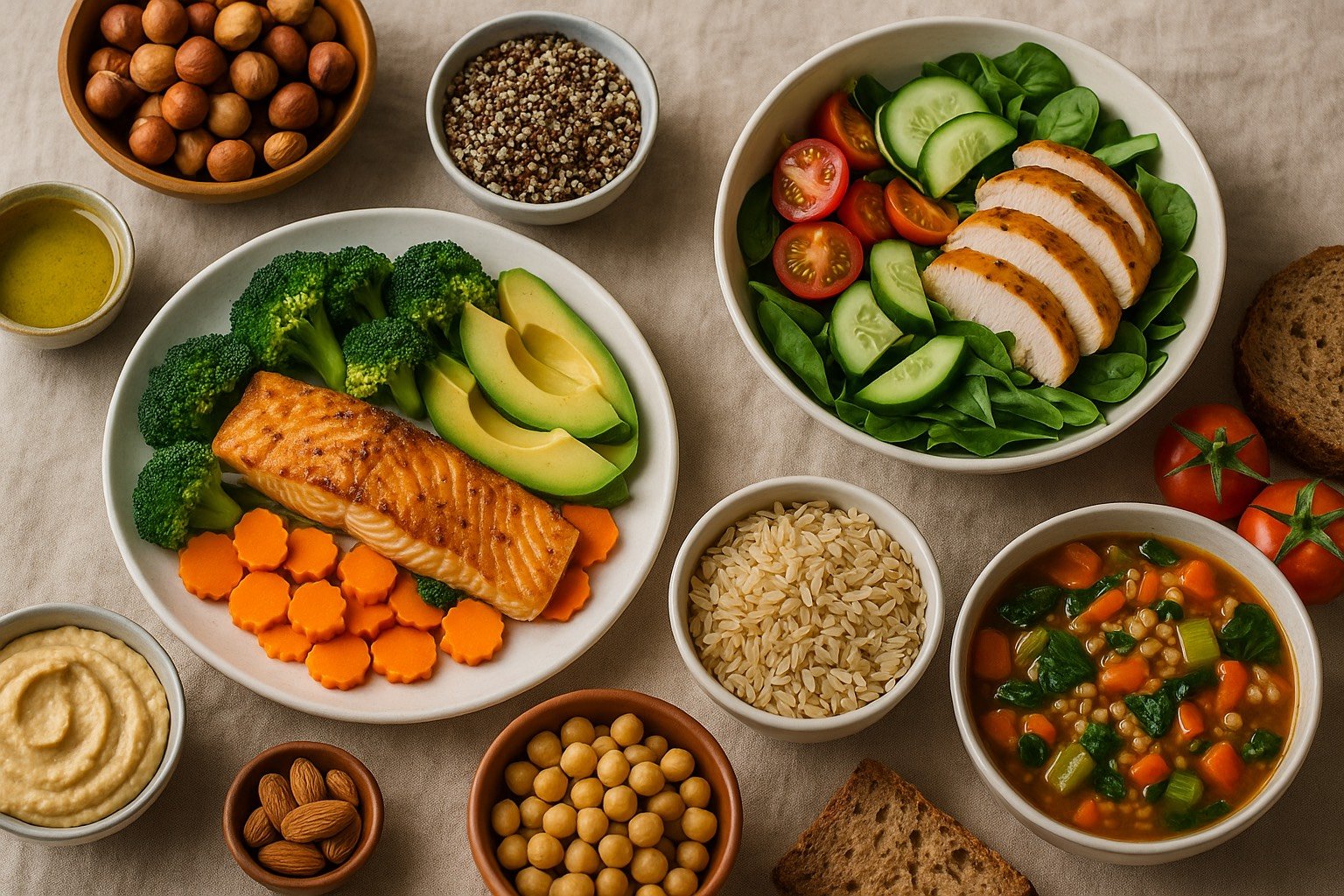 أشهر الحِميات الغذائية: دليل عملي شامل لاختيار النظام الأنسب لك